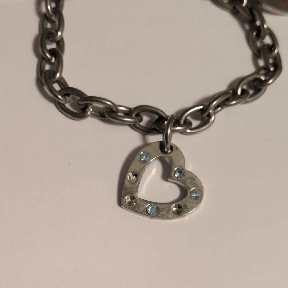 Silver Heart‎ Charm Bracelet
